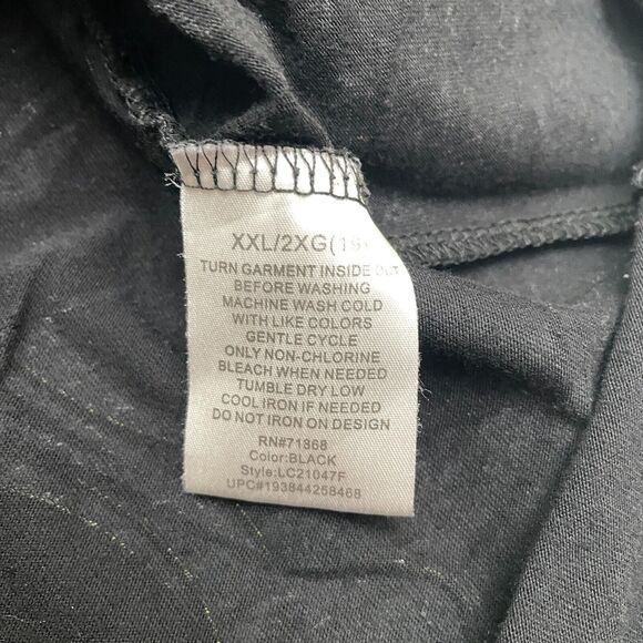 Disney Mickey Mouse Graphic T-Shirt Kids Girls XXL Black Crew Neck Casual Tee - Picture 6 of 10